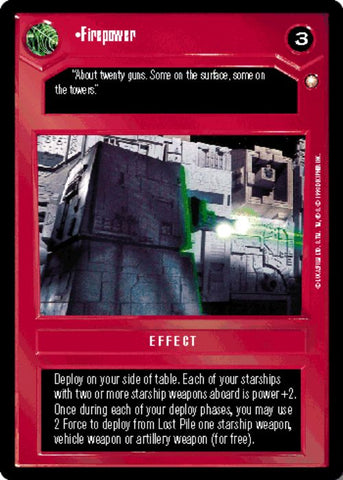 Star Wars CCG | Firepower - Special Edition | The Nerd Merchant