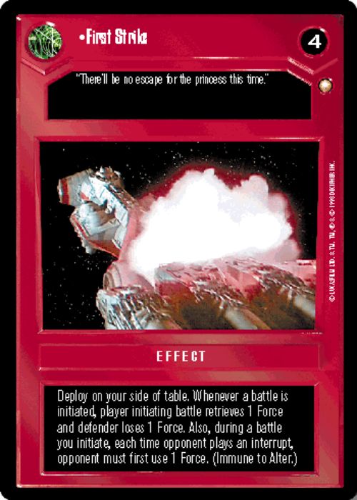 Star Wars CCG | First Strike - Special Edition | The Nerd Merchant