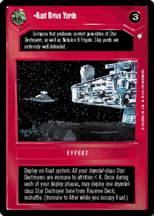 Star Wars CCG | Kuat Drive Yards - Special Edition | The Nerd Merchant