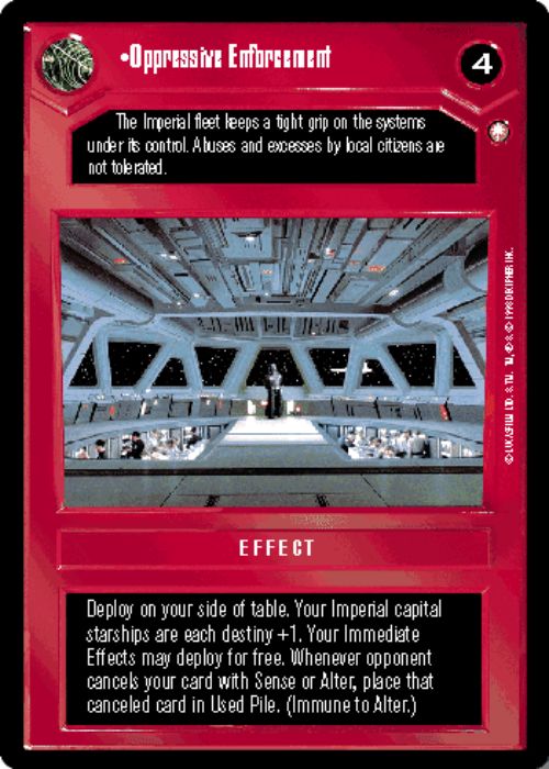 Star Wars CCG | Oppressive Enforcement - Special Edition | The Nerd Merchant