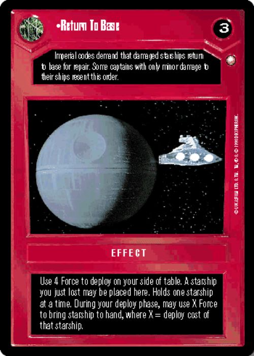 Star Wars CCG | Return To Base - Special Edition | The Nerd Merchant