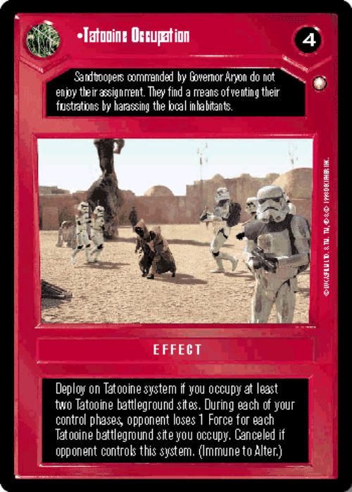 Star Wars CCG | Tatooine Occupation - Special Edition | The Nerd Merchant