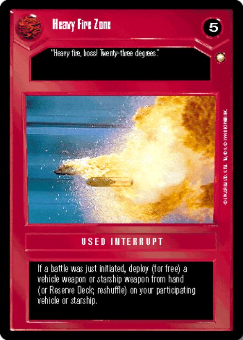 Star Wars CCG | Heavy Fire Zone - Special Edition | The Nerd Merchant