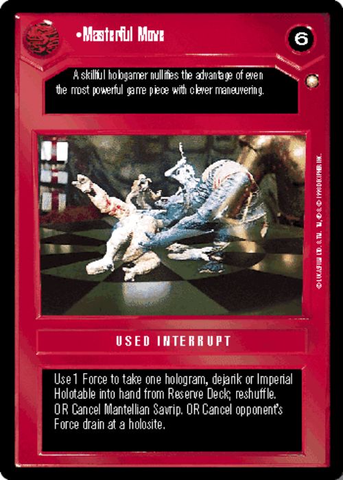 Star Wars CCG | Masterful Move - Special Edition | The Nerd Merchant