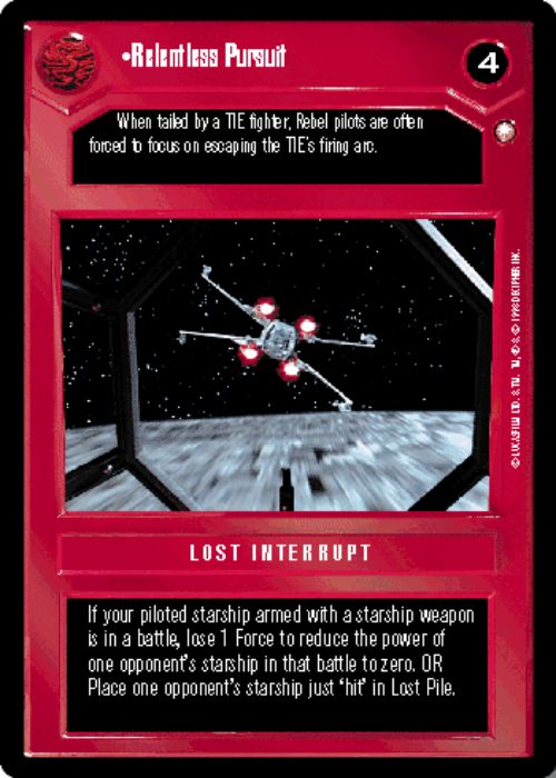 Star Wars CCG | Relentless Pursuit - Special Edition | The Nerd Merchant