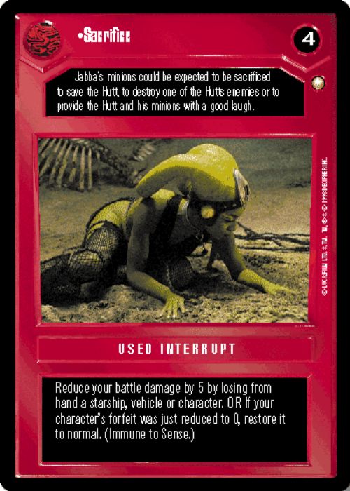 Star Wars CCG | Sacrifice - Special Edition | The Nerd Merchant