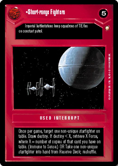 Star Wars CCG | Short Range Fighters - Special Edition | The Nerd Merchant