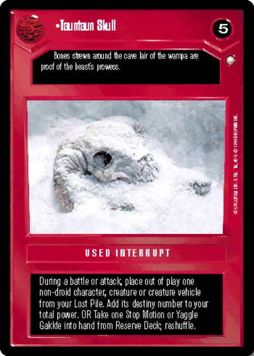 Star Wars CCG | Tauntaun Skull - Special Edition | The Nerd Merchant