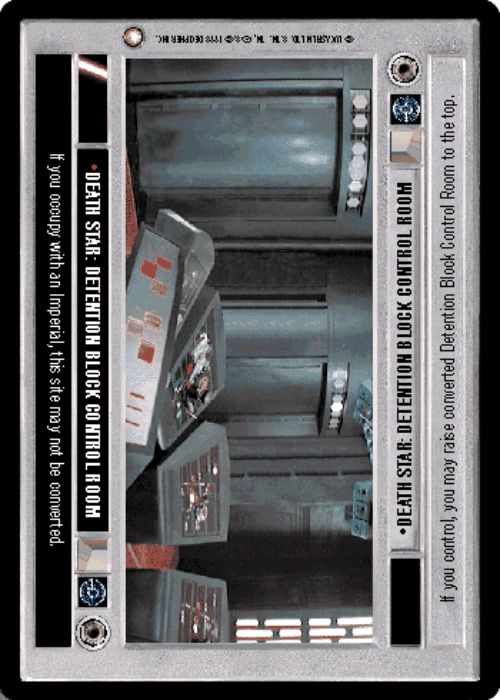 Star Wars CCG | Death Star: Detention Block Control Room - Special Edition | The Nerd Merchant