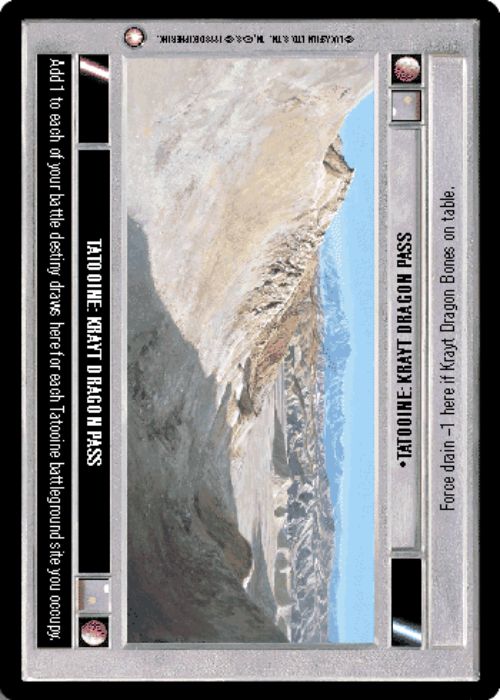 Star Wars CCG | Tatooine: Krayt Dragon Pass - Special Edition | The Nerd Merchant