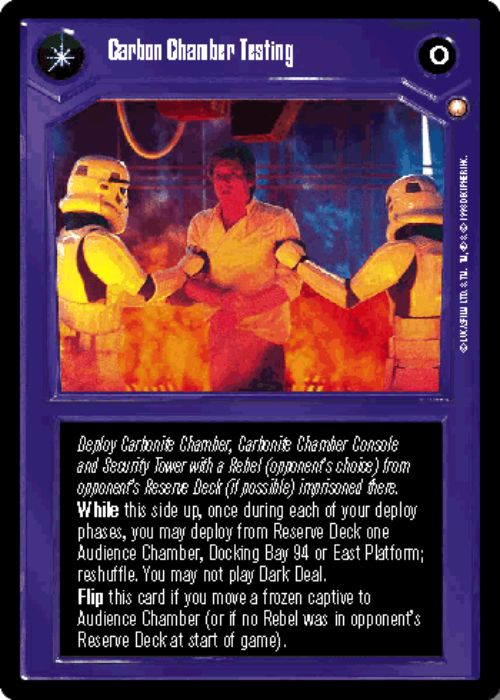 Star Wars CCG | Carbon Chamber Testing/My Favorite Decoration - Special Edition | The Nerd Merchant