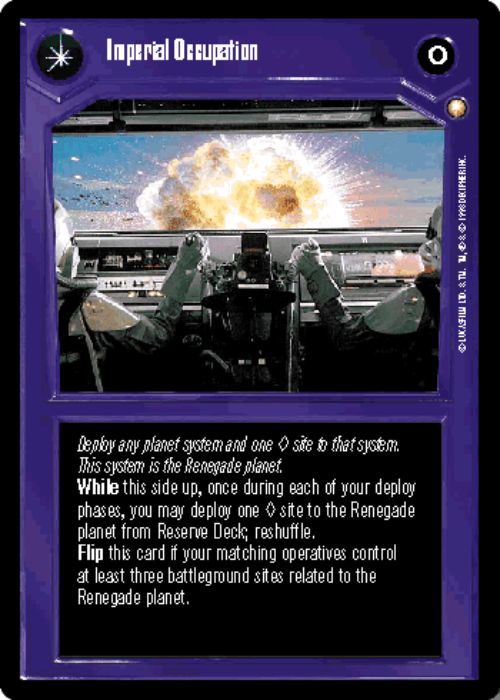 Star Wars CCG | Imperial Occupation/Imperial Control - Special Edition | The Nerd Merchant