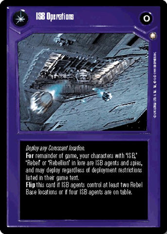 Star Wars CCG | ISB Operations/Empire's Sinister Agents - Special Edition | The Nerd Merchant