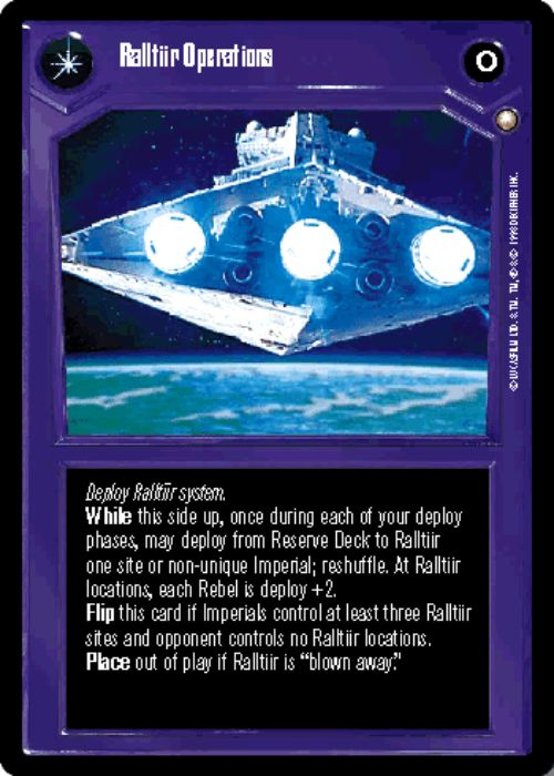 Star Wars CCG | Ralltiir Operations/In The Hands Of The Empire - Special Edition | The Nerd Merchant