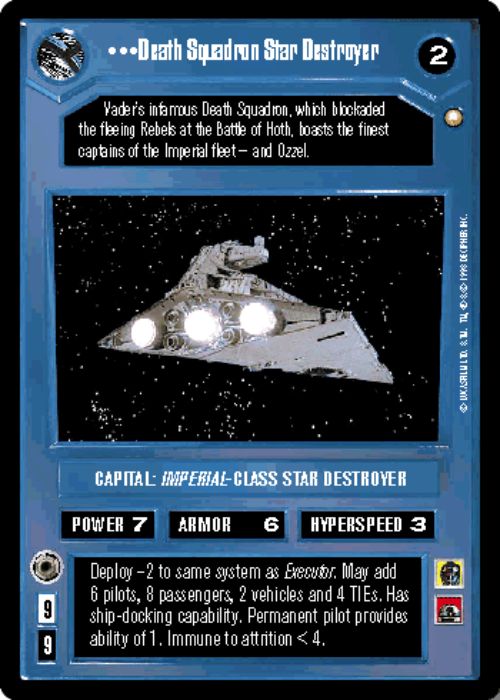 Star Wars CCG | Death Squadron Star Destroyer - Special Edition | The Nerd Merchant
