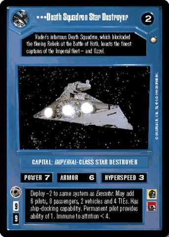 Star Wars CCG | Death Squadron Star Destroyer - Special Edition | The Nerd Merchant