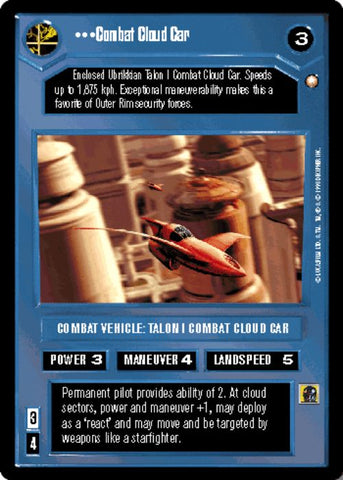 Star Wars CCG | Combat Cloud Car - Special Edition | The Nerd Merchant