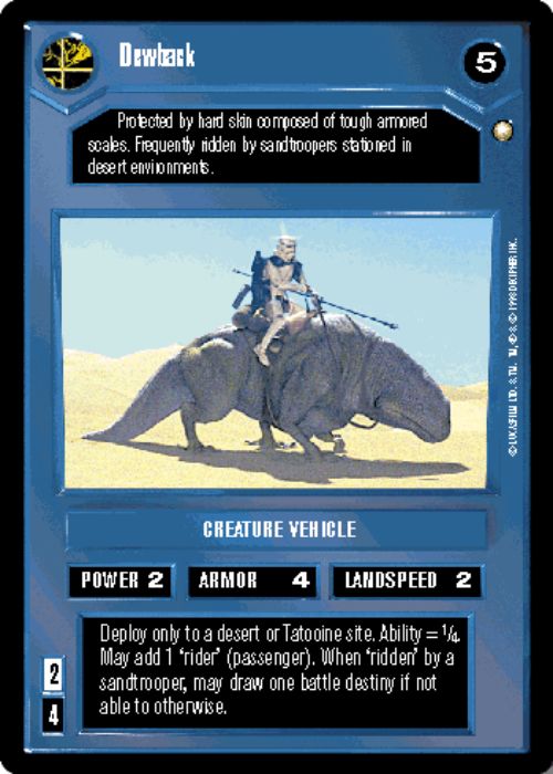 Star Wars CCG | Dewback - Special Edition | The Nerd Merchant