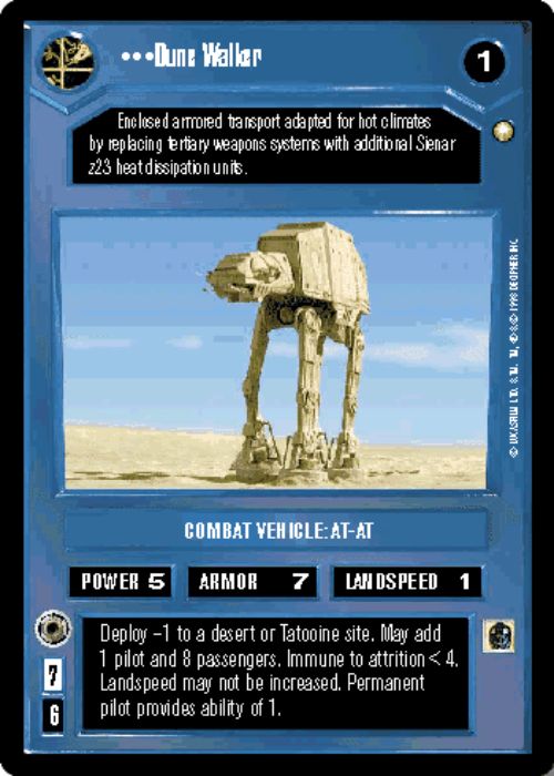 Star Wars CCG | Dune Walker - Special Edition | The Nerd Merchant