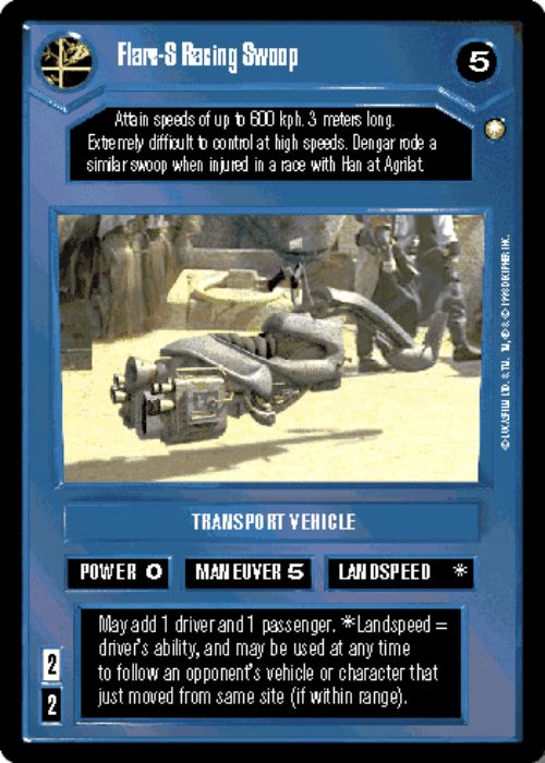 Star Wars CCG | Flare-S Racing Swoop - Special Edition | The Nerd Merchant