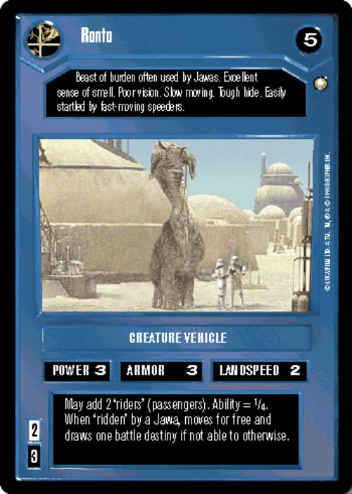 Star Wars CCG | Ronto [Dark] - Special Edition | The Nerd Merchant
