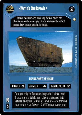 Star Wars CCG | Wittin's Sandcrawler - Special Edition | The Nerd Merchant