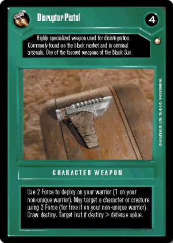 Star Wars CCG | Disruptor Pistol [Dark] - Special Edition | The Nerd Merchant