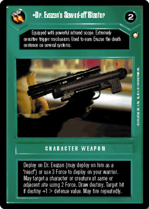 Star Wars CCG | Dr. Evazan's Sawed-off Blaster - Special Edition | The Nerd Merchant