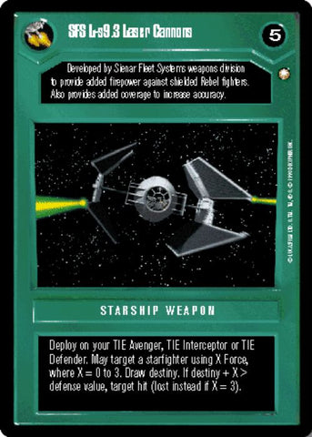 Star Wars CCG | SFS L-s9.3 Laser Cannons - Special Edition | The Nerd Merchant