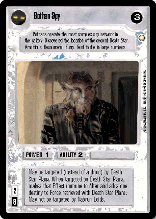 Star Wars CCG | Bothan Spy - Special Edition | The Nerd Merchant