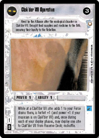 Star Wars CCG | Clak'dor VII Operative - Special Edition | The Nerd Merchant