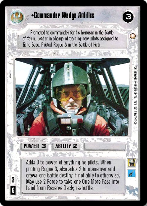 Star Wars CCG | Commander Wedge Antilles - Special Edition | The Nerd Merchant