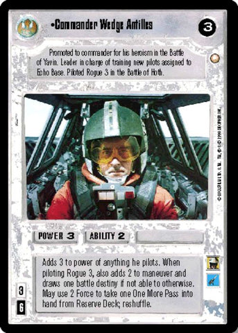 Star Wars CCG | Commander Wedge Antilles - Special Edition | The Nerd Merchant