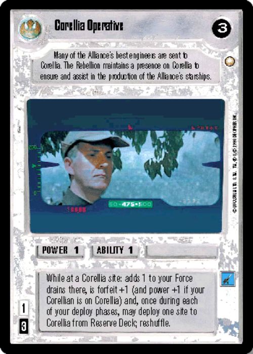 Star Wars CCG | Corellia Operative - Special Edition | The Nerd Merchant