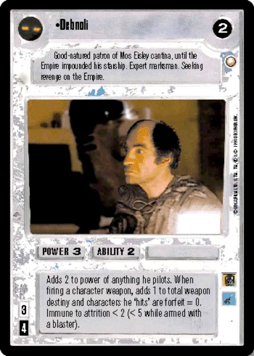 Star Wars CCG | Debnoli - Special Edition | The Nerd Merchant
