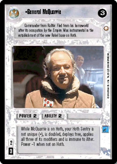 Star Wars CCG | General McQuarrie - Special Edition | The Nerd Merchant