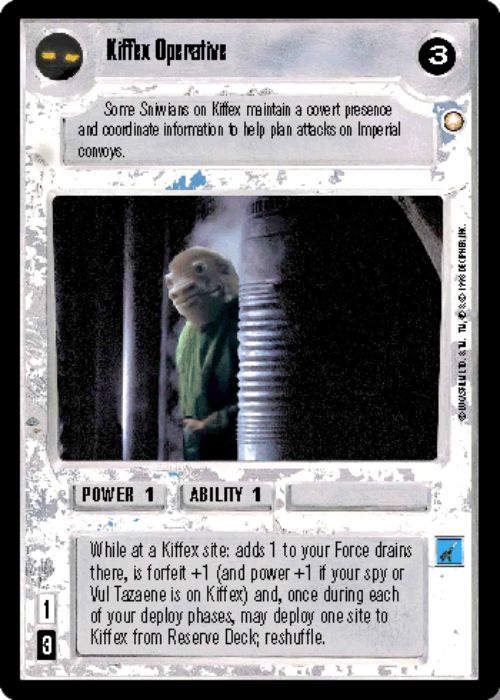 Star Wars CCG | Kiffex Operative [Light] - Special Edition | The Nerd Merchant