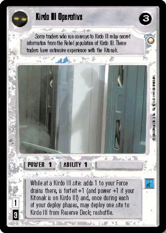 Star Wars CCG | Kirdo III Operative - Special Edition | The Nerd Merchant