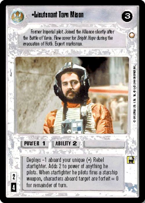 Star Wars CCG | Lieutenant Tarn Mison - Special Edition | The Nerd Merchant