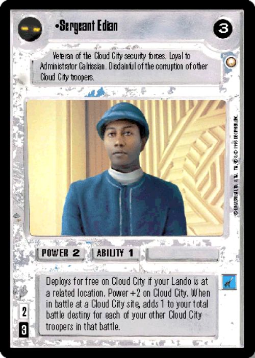 Star Wars CCG | Sergeant Edian - Special Edition | The Nerd Merchant