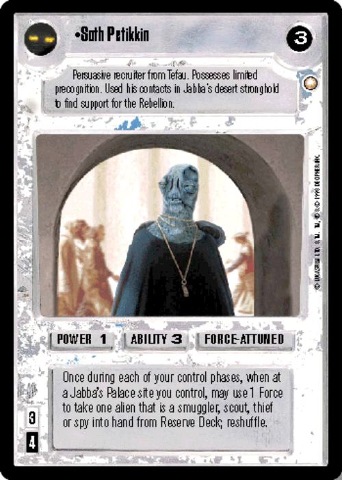 Star Wars CCG | Soth Petikkin - Special Edition | The Nerd Merchant