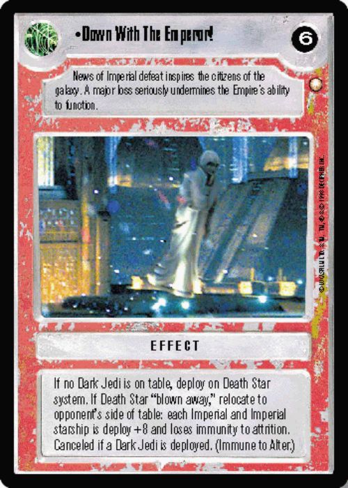 Star Wars CCG | Down With The Emperor! - Special Edition | The Nerd Merchant