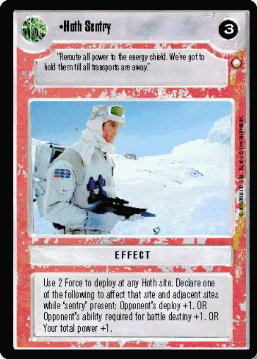 Star Wars CCG | Hoth Sentry - Special Edition | The Nerd Merchant