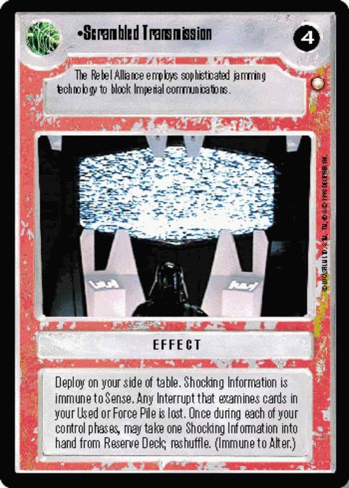 Star Wars CCG | Scrambled Transmission - Special Edition | The Nerd Merchant