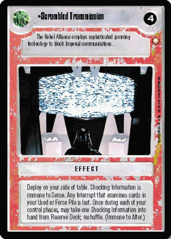 Star Wars CCG | Scrambled Transmission - Special Edition | The Nerd Merchant