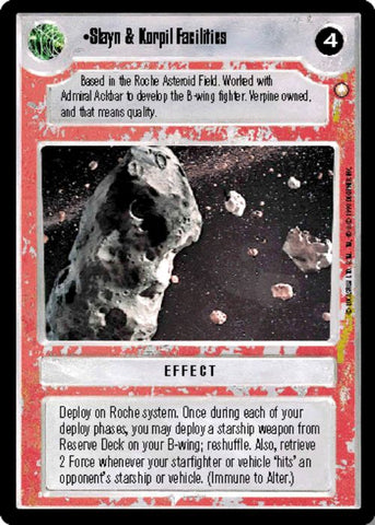 Star Wars CCG | Slayn & Korpil Facilities - Special Edition | The Nerd Merchant