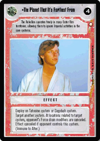 Star Wars CCG | The Planet That It's Farthest From - Special Edition | The Nerd Merchant