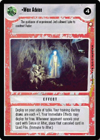 Star Wars CCG | Wise Advice - Special Edition | The Nerd Merchant