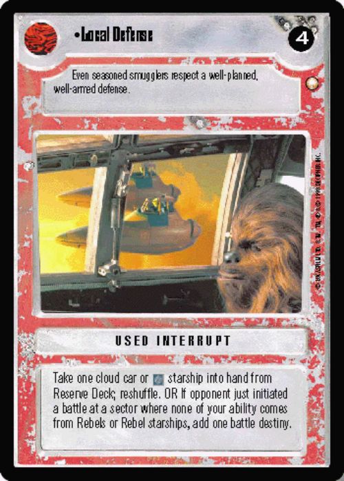 Star Wars CCG | Local Defense - Special Edition | The Nerd Merchant