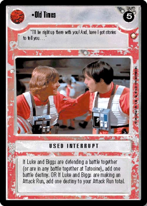 Star Wars CCG | Old Times - Special Edition | The Nerd Merchant